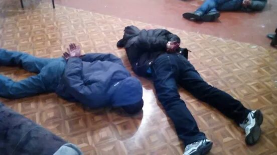 Трое сепаратистов с марихуаной рухнули в штаб “Правого сектора” в Киеве (ФОТО)