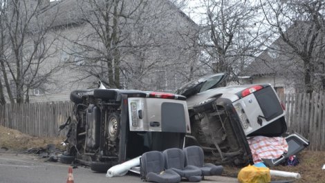 На Львівщині зіткнулися два мікроавтобуси з пасажирами: двоє людей загинуло
