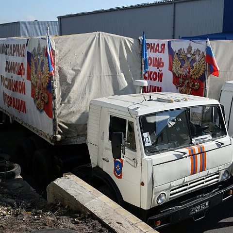 На Донбас вирушив 9-ий гумконвой з Росії