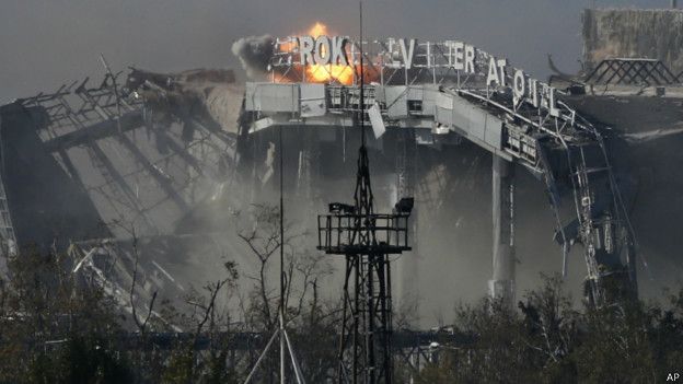 Донецький аеропорт цілком зруйновано: бійці АТО відійшли на 1,5 км від летовища