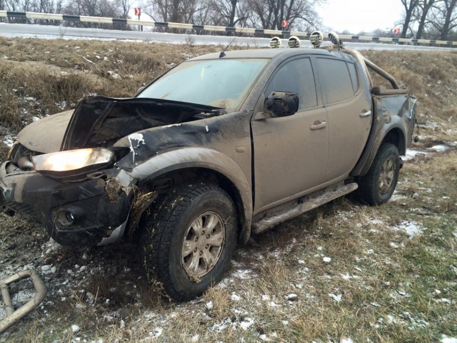 Бірюков потрапив у автомобільну аварію (ФОТО)