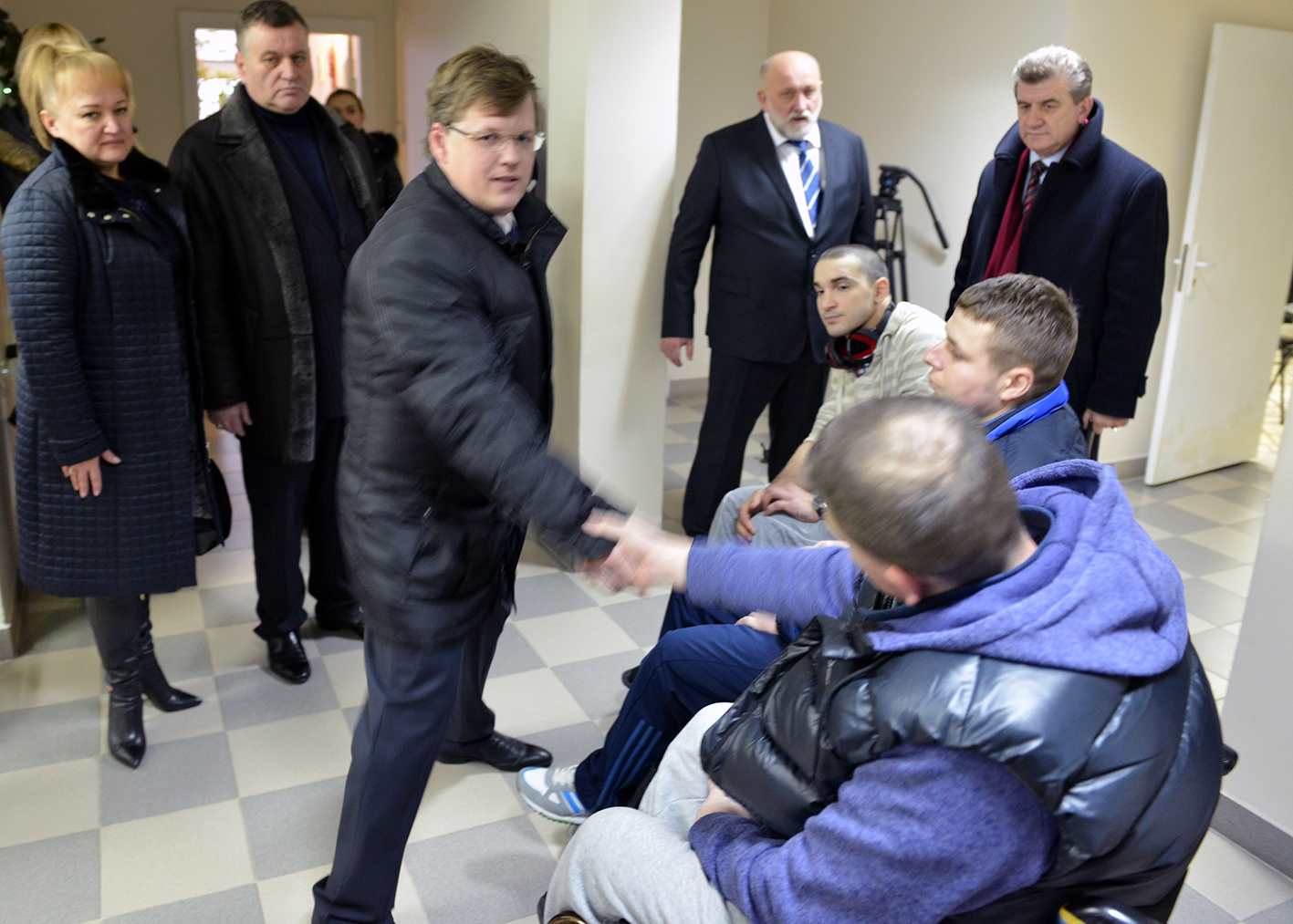 Розенко посетил участников АТО в Львовском межрегиональном центре реабилитации