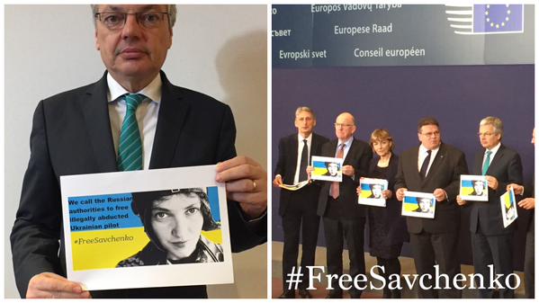 Міністри 14 країн підтримали Савченко у Брюсселі (ФОТО)