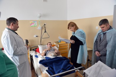 Во Львов приехала Ольга Богомолец, чтобы снизить смертность бойцов в АТО (ФОТОРЕПОРТАЖ)