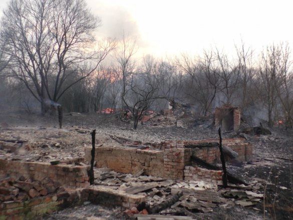 Шокуючі кадри: На Чернігівщині мало не вигоріло все село ( відео)