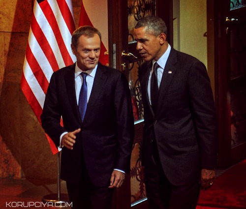 Обама и Туск согласовали позиции относительно решения кризиса в Украине