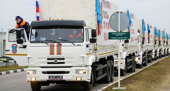 Російський «гумконвой» доставив небезпечний вантаж на Донбас