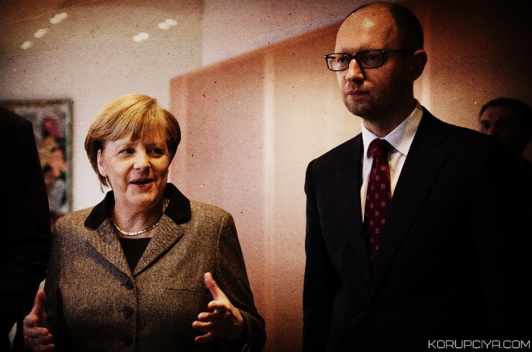 В Берліні розпочалась зустріч Яценюка з Меркель