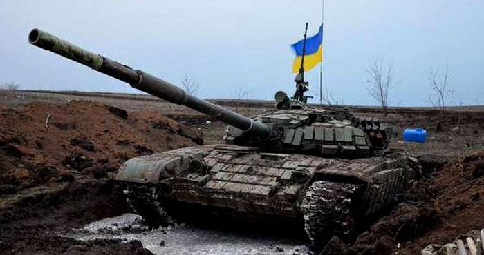 Українські військові «віджали» танк бойовиків у Дебальцевому (ФОТО)