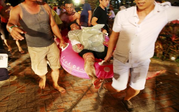 Взрыв в аквапарке на Тайване: количество пострадавших превысило 500 человек(ВИДЕО)