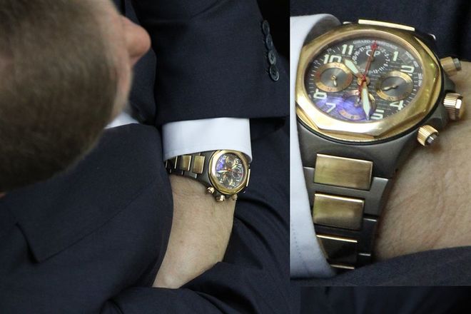 Нардепа Денисенко засікли з годинником за 240 тис. гривень (ФОТОФАКТ)