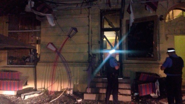В центре Одессы взорвалось кафе