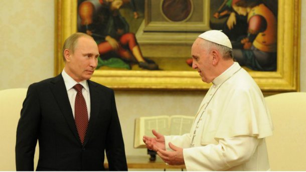 Папа Римський натякнув, що Путіну час відмовитися від ядерної зброї
