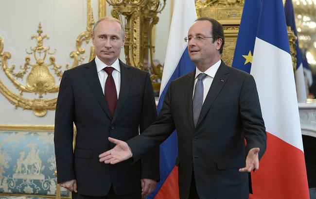 Reuters: Олланд висунув Путіну три умови щодо Сирії