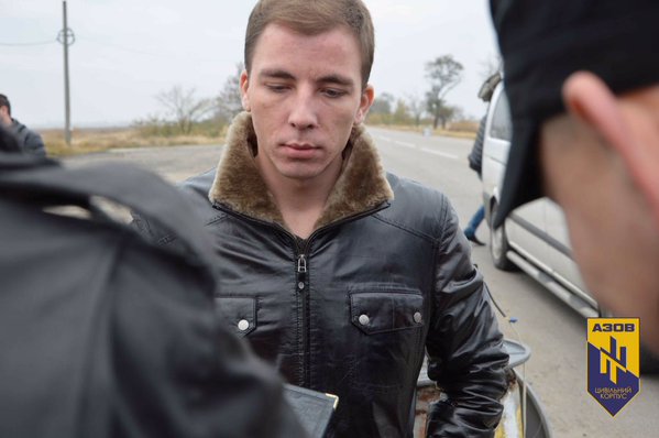 Полк «Азов» задержал российского экстремиста из Крыма (Фото)