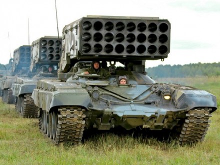 На окупованих територіях зафіксовано російську вогнеметну систему “Буратіно” – ОБСЄ