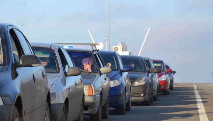 На адмінкордоні з Кримом зростає автомобільна черга – ДПСУ