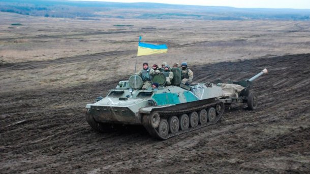 Українські військові двічі дали відсіч терористам біля Горлівки