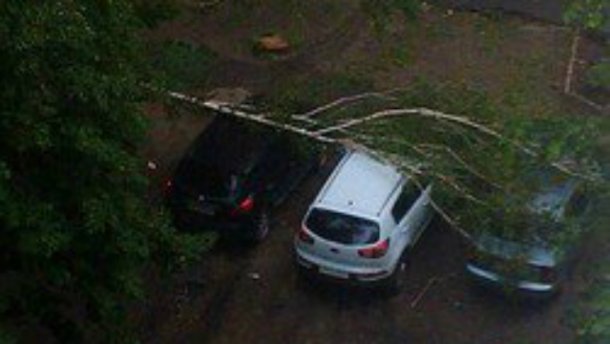 Річка на базарі і повалені дерева: Харків накрила потужна злива (ФОТО)