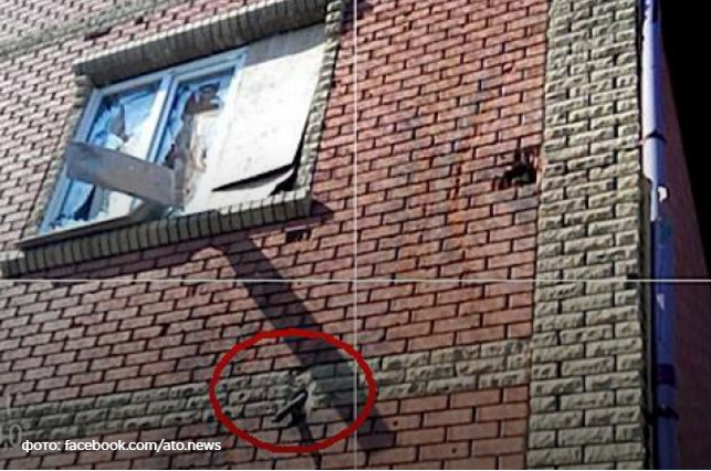 Терористи обстріляли школу в Красногорівці танковими снарядами (ФОТО)