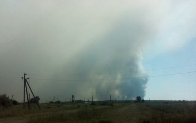 Пожежа на Гончарівському військовому полігоні: ліквідація триває