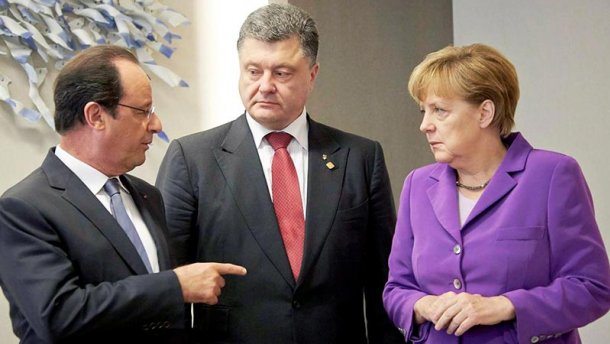 Порошенко зустрінеться з Меркель та Олландом без Путіна