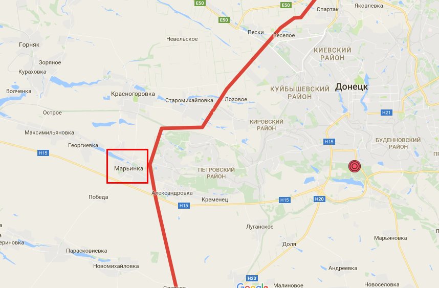 Пропускний пункт «Мар’їнка» обстріляли зі сторони «ДНР»