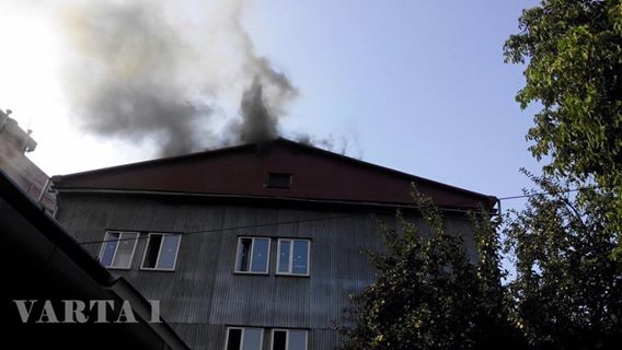 У Львові горить кавова фабрика
