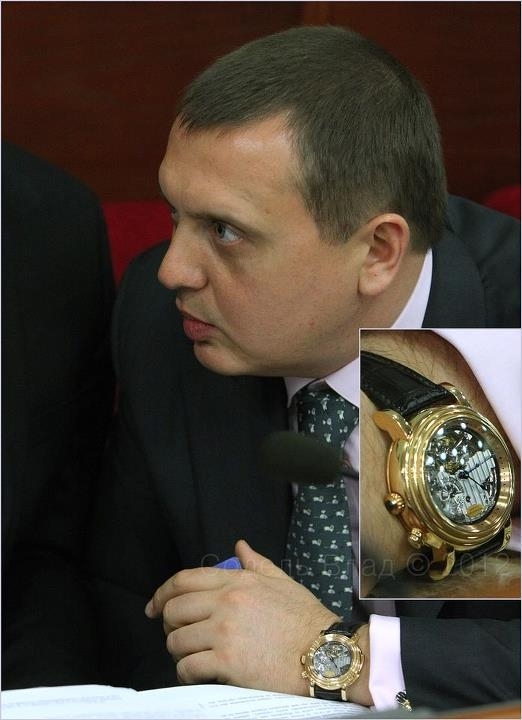 Хабарник з ВРЮ Гречківський  носив годинник за півмільйона