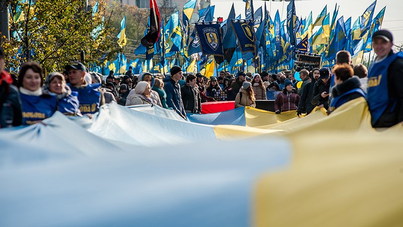 Марш “Свободи” у центрі Києва (ФОТО)