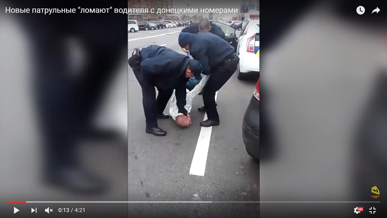 Побили головою об асфальт та добряче відгамселили – так працює українська поліція (відео)