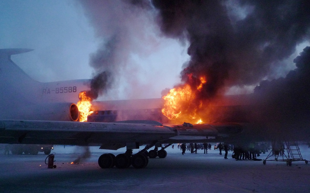 Сумна новина: український літак раптово загорівся (відео)
