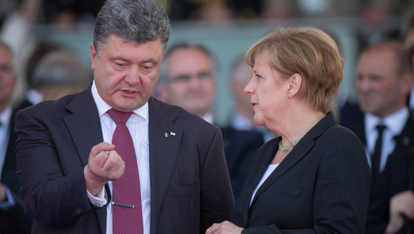 Порошенко з Меркель говорили про залучення США до переговорів щодо Донбасу
