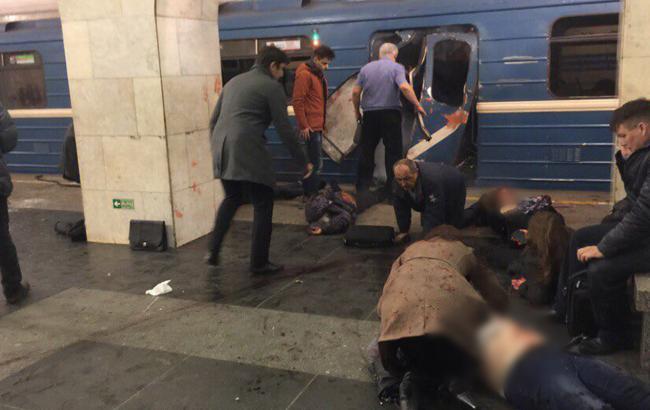 Понівечені тіла і нелюдські крики: метро Петербурга за секунди після вибуху(ВІДЕО 18+)