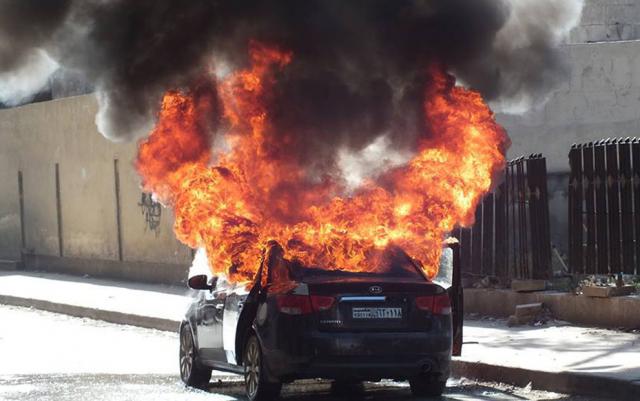 Там ТАКЕ було!!! На Тернопільщині згоріло авто, від нього нічого не лишилося