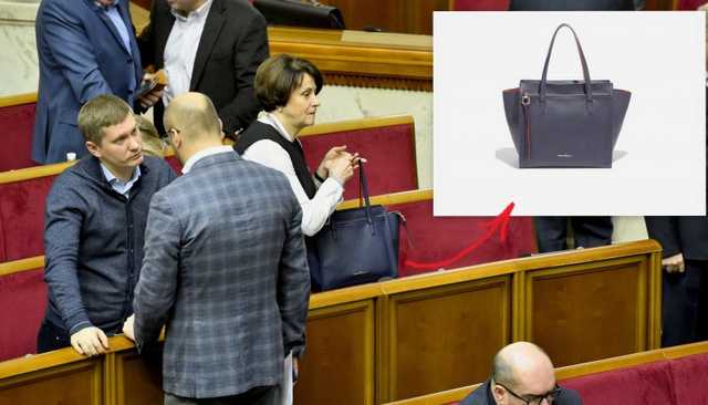 “Вона коштує майже 40 тисяч гривень: Нардепка від БПП “засвітила” нову сумочку