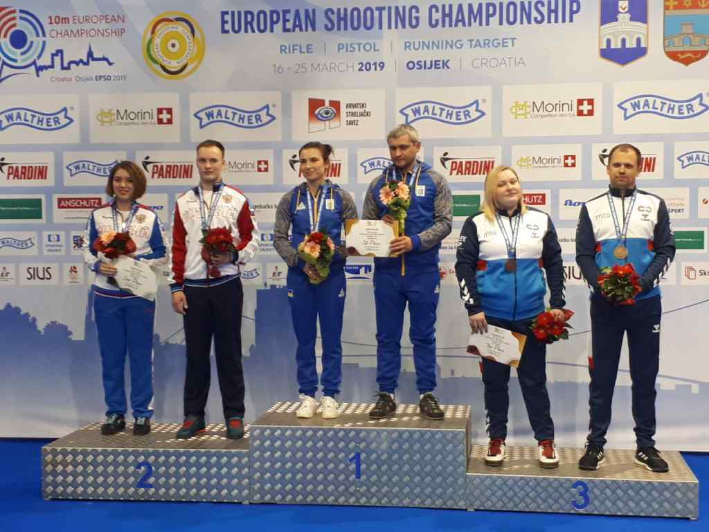 Жіноча збірна України здобула «срібло» Євро-2019 з кульової стрільби