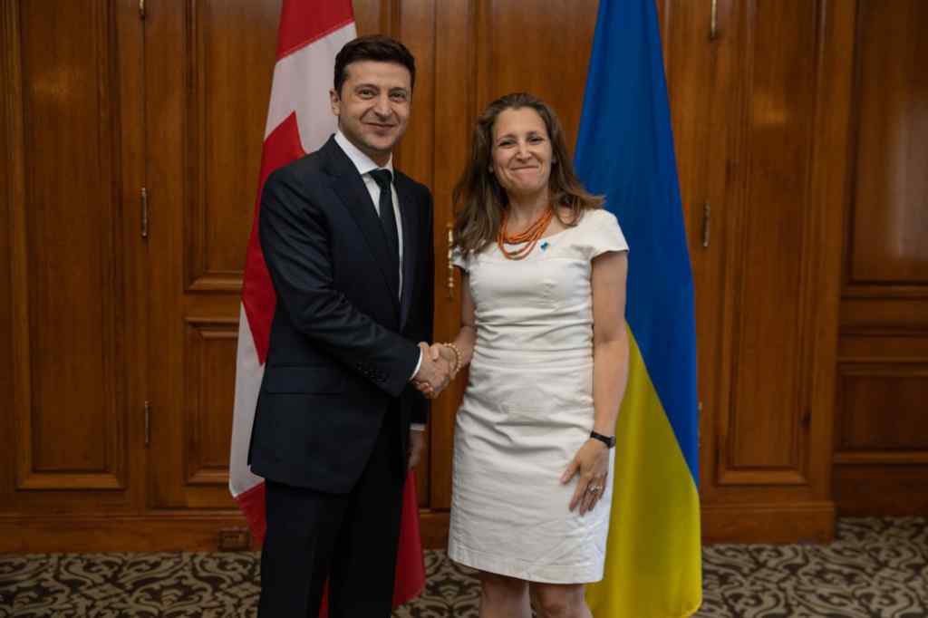 Президент України провів зустріч з Міністром закордонних справ Канади