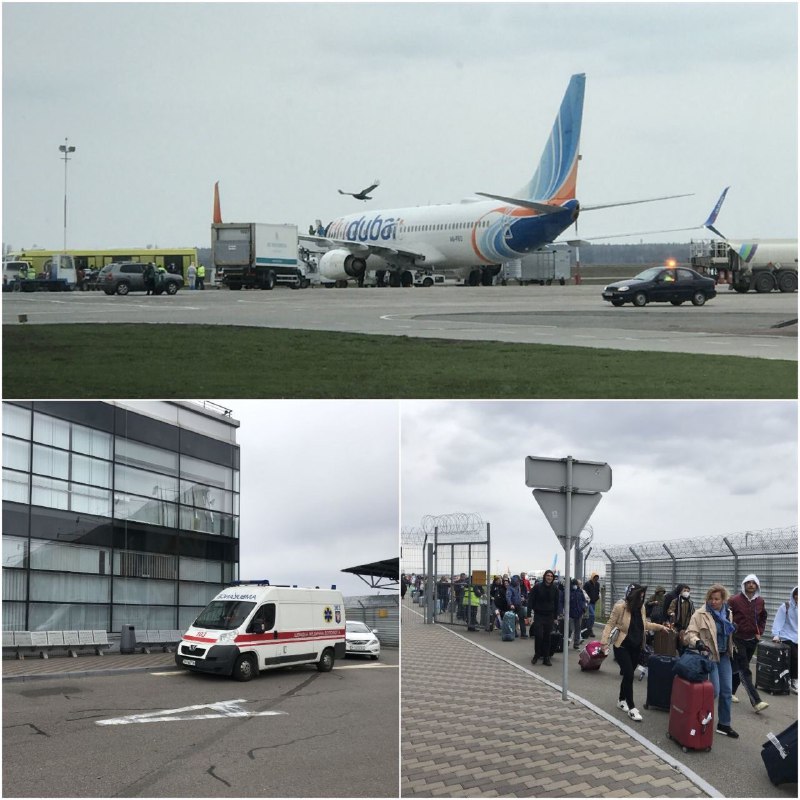 “Терміново прибула бригада медиків”: В аеропорту Бориспіль підозра на коронавірус. Після приземлення літака