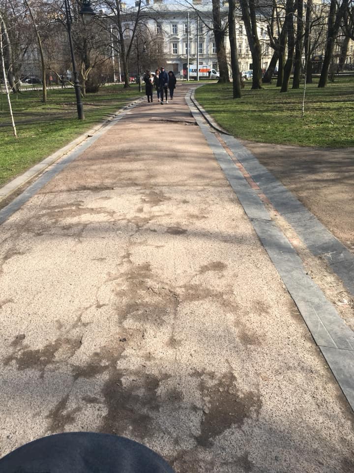 #СадовийвідремонтуйЛьвів: мешканці просять відновити алею у парку Івана Франка