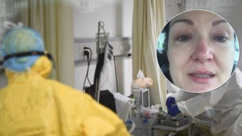 “Ніби цю битву ми програємо”: Заплакана медсестра зробила емоційну заяву про боротьбу з коронавірусом