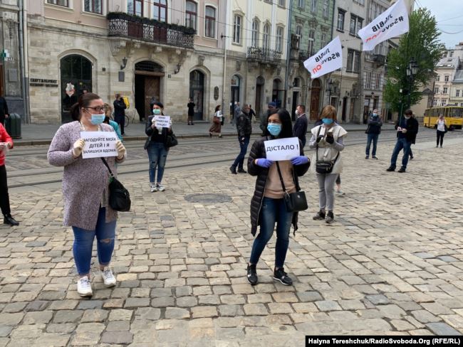 “Немає грошей!”: У Львові протестують підприємці.  Висунули владі ультиматум
