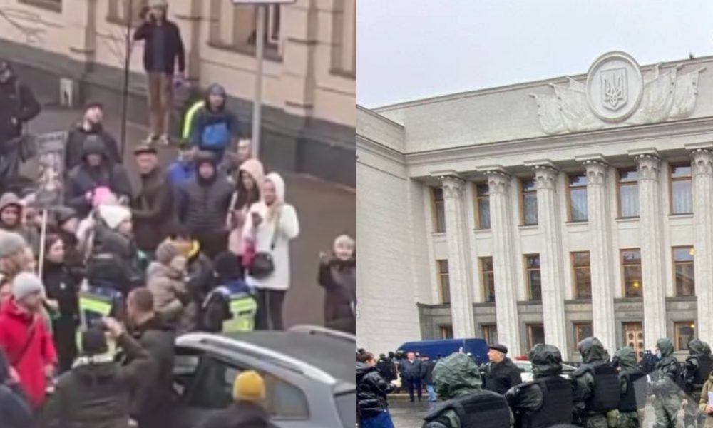 Перекрили дорогу! Штурм Ради – люди бунтують, нардепи в ауті: силовики на місці. Київ сколихнуло