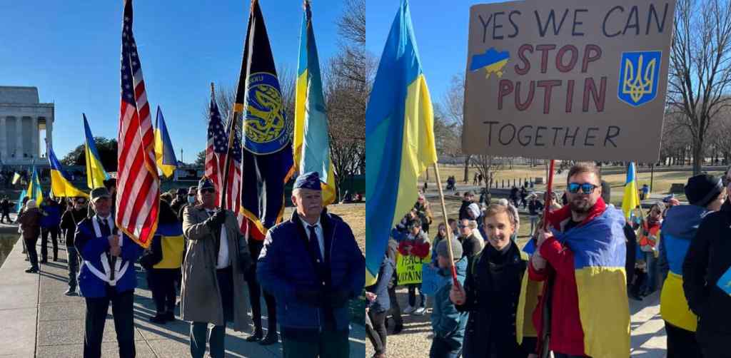 Люди вийшли! Прямо у США – на підтримку України: проти РФ. Захід з нами!