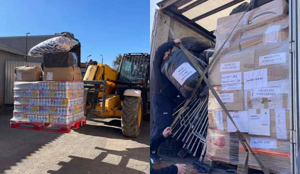 З Франції до України! Прибуло 50 тонн гуманітарної допомоги – чотири автопотяги. Вантаж складається з ліків, харчових продуктів