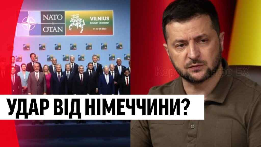 Удар з Німеччини! Зеленський сам не свій: остаточне рішення НАТО – новий ультиматум? Шок для всіх!